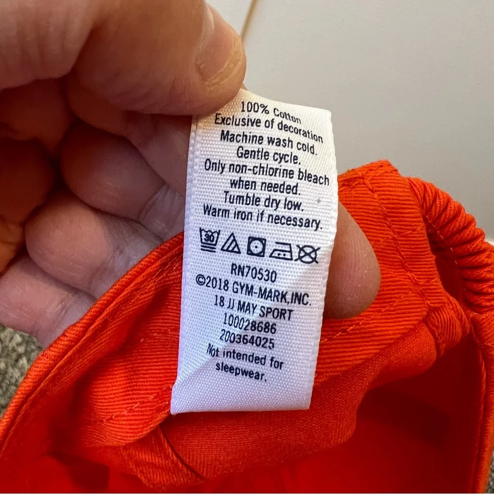 Janie And Jack Sport Infant‎ Toddler Orange Baseball Cap Size 12-24 Months
